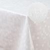 laro Washable PVC Tablecloth, Damask Gloss White, 118 x 300 cm view 4