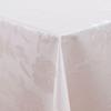 laro Washable PVC Tablecloth, Outdoor Garden Table Cover, Dhalia Cream, 90 x 100 cm view 2