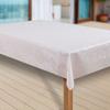 laro Washable PVC Tablecloth, Outdoor Garden Table Cover, Dhalia Cream, 90 x 100 cm view 4