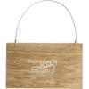 Currently Pretending I'm at the Beach Decorative Wooden Slatted Hanging Sign, 5 x 3 in view 2