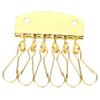 HERCHR Gold Metal 6-Hook Lobster Clasp Key Holder view 1