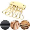 HERCHR Gold Metal 6-Hook Lobster Clasp Key Holder view 2