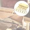 HERCHR Gold Metal 6-Hook Lobster Clasp Key Holder view 4
