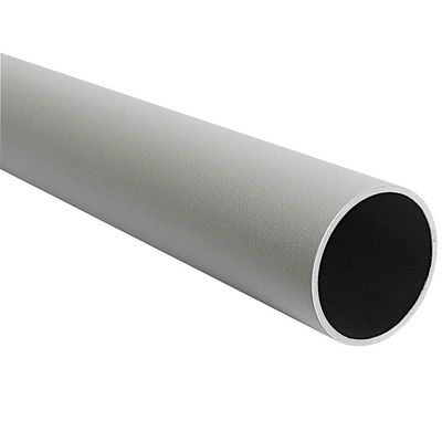 TIBU Aluminum Round Tube 43 x 2 mm, White Anodized RAL 9002, 300 mm