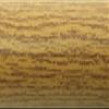 TIBU Aluminum Round Tube 43 x 2 mm, Light Oak Wood Decor, 4200 mm view 2