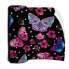 Floral Butterfly Pencil Case and Makeup Brush Bag view 2