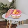 Zerodeko Basket for Picnics and Travel, Storage Basket for Desk and Living Room, Portable Bread Basket Made of High-Quality Material view 3