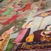 A.S. Création Oriental Green and Orange Non-Woven Wallpaper, Vintage, 10.05 x 0.53 m view 3