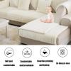 WYZPA Non-Slip Sofa Cover for L-Shaped Sectionals, Beige, 70 x 70 cm view 2