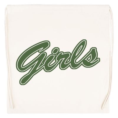 Vendax Girls Beige Drawstring Gym Bag
