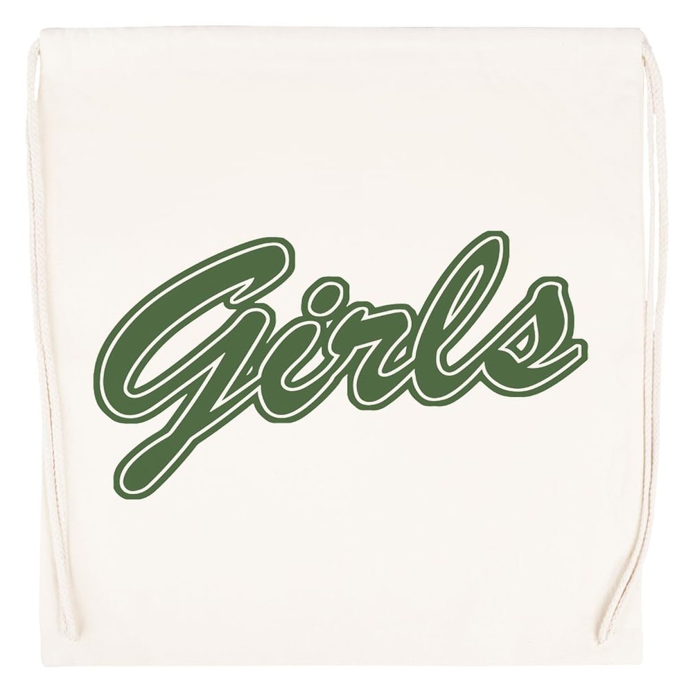 Vendax Girls Beige Drawstring Gym Bag