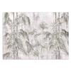 Feeby Non-Woven Photo Wallpaper, Tropical Leaves, Gray, 300 x 210 cm view 2