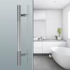 LHRUI Stainless Steel Door Pull Handles, Round, Back-to-Back, 80 cm/32 in view 1