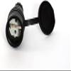Hilark 3-Core Extension Cable, 1.5 mm², IP44, Schuko Plug, H05VV-F, 2 m, Black view 4