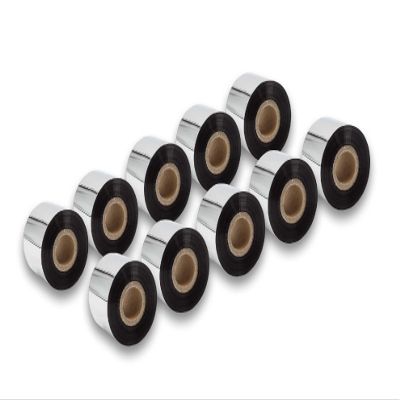 vhbw 10x Thermal Transfer Ribbon Compatible with Zebra Xi Series