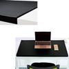PU Leather Desk Mat, Non-Slip, Waterproof, Durable, with Edge Protection, 60 x 35 cm, Blue view 4
