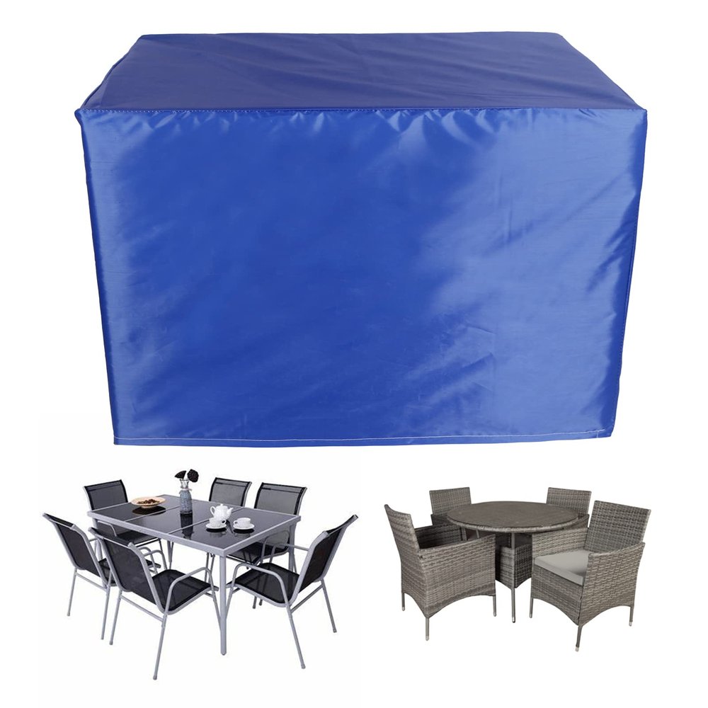ZHANGY Waterproof Outdoor Furniture Cover, 115 x 115 x 74 cm, for Rectangular Seating Sets