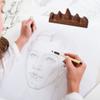 MAGICLULU Decorative Calligraphy Brush Holder, Christmas Event, Brown view 2