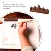 MAGICLULU Decorative Calligraphy Brush Holder, Christmas Event, Brown view 4