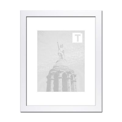 Monika MDF Picture Frame 30.5 x 30.5 cm, White High-Gloss