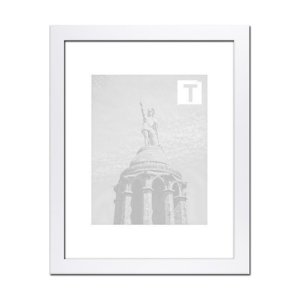 Monika MDF Picture Frame 30.5 x 30.5 cm, White High-Gloss