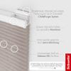 Schuette Drill-Mount Pleated Blind, Dolomite Warm Cacao (Brown), 75 x 120 cm (W x H), Suprafix Mounting view 2