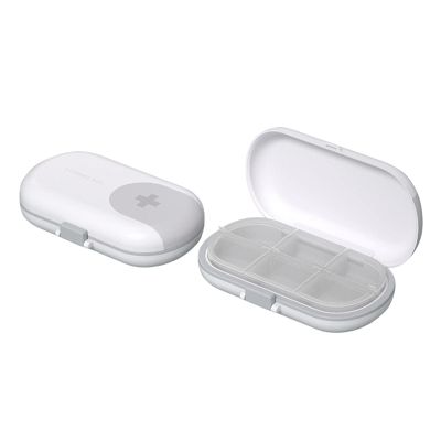 Portable Travel Pill Organizer, 4 or 6 Compartments, 5 Colors