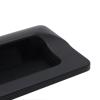 Mewutal 2-Pack Concealed Handles, 10.2 x 5.1 cm, Zinc Alloy, Square, for Sliding Doors, Drawers and Tatami, 96 mm Hole Spacing, Matte Black view 4