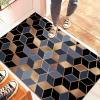 LNXSESN Gold, Blue & Black Doormat, 50 x 80 cm view 1