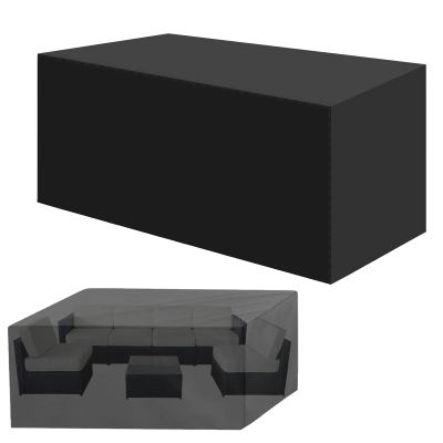 ZHANGY Waterproof Outdoor Furniture Cover, 200 x 200 x 85 cm, Black