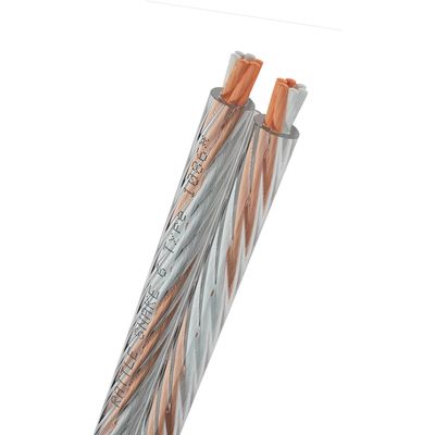 Oehlbach Rattle Snake 6 SP high-quality stereo hi-fi speaker cable with OFC and silver-plated oxygen-free copper, Made in Germany, 2 x 6 mm mini spool, 8 m