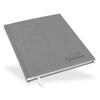Marthiesen Condolence Book, Gray | Blind Embossing “In Silent Remembrance” | Padded Hardcover | 21 x 25 cm | 100 Pages view 1
