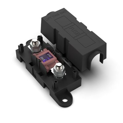 AUPROTEC MEGA Fuse Holder with Cover and 250A MEGA Fuse, Pink