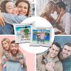 Print Royal Personalized Couple Pillow with Text and Names, Yellow Patterned, 40 x 40 cm view 4