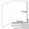 Afie 69-2430 30th Birthday Greeting Card, Shiny Textured Gold, for Men, with Envelope, Made in France view 4