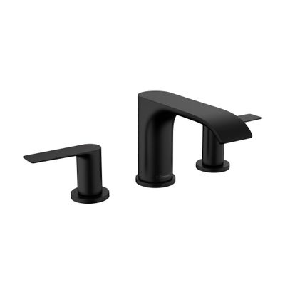 hansgrohe Vivenis 75033671 Modern 2-Handle Faucet, 3-Hole, 7.6 cm High, Matte Black
