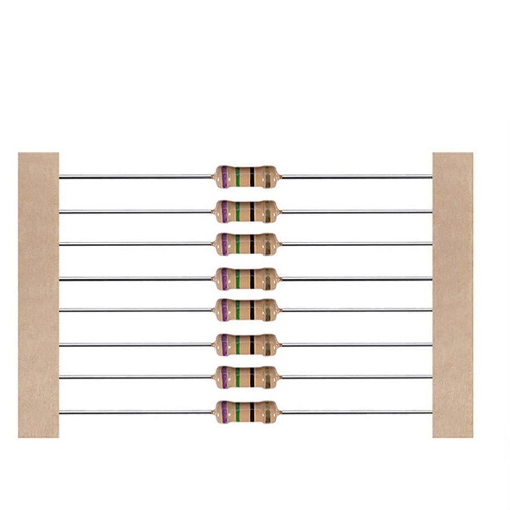 100 1/2 W 5% Carbon Film Resistors, 470 kΩ, YIJIAN