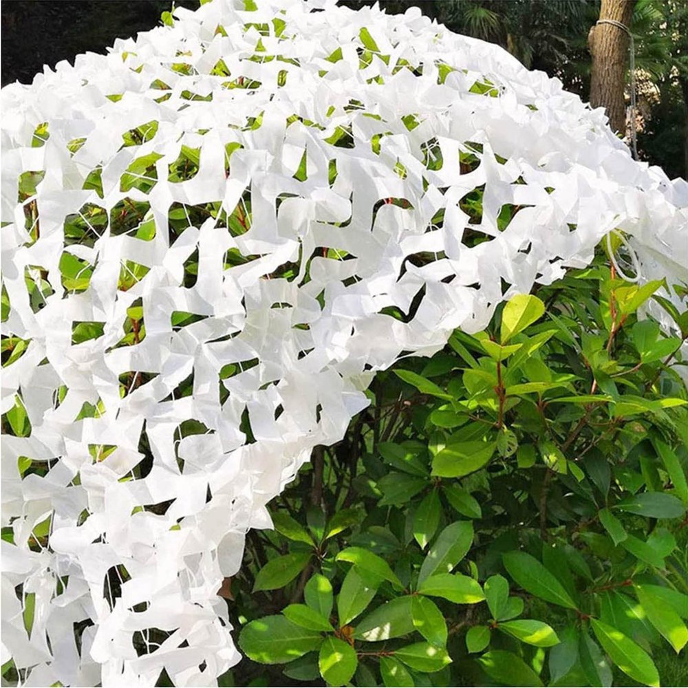 White Snow Camouflage Net, 5 x 7 m / 16.4 x 23 ft