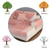 WYZPA Plush L-Shaped Sofa Cover, Pink, 70 x 90 cm view 4