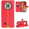 BellaCase Doogee S96 Pro Wallet Case with Stand and Card Slots, Magnetic Flip Cover, Red view 1