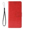 BellaCase Doogee S96 Pro Wallet Case with Stand and Card Slots, Magnetic Flip Cover, Red view 4