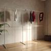 KLEMP Freestanding Industrial-Style Garment Rack, 375 x 200 cm view 2