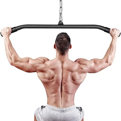V3VOGUE Straight Biceps and Lat Pulldown Bar, 80/100 cm