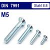 M5 Countersunk Socket Head Screws, Zinc-Plated Steel, DIN 7991 (M5 x 30, 25 pcs.) view 4