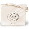 Loxato Printed Cotton Canvas Tote Bag for Women view 1