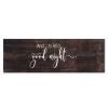 Unbranded Wooden Sign “And to All a Good Night,” 60 x 20 cm view 1