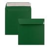 700 Dark Green Square Envelopes, 15.5 x 15.5 cm, Self-Adhesive, Matte Finish view 1