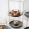 xuejuanshop Ceramic Cake and Dessert Stand Set view 4