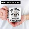 Trendation Grill Mug Gift for Men, Steak Lovers and Dad, BBQ (White) view 3