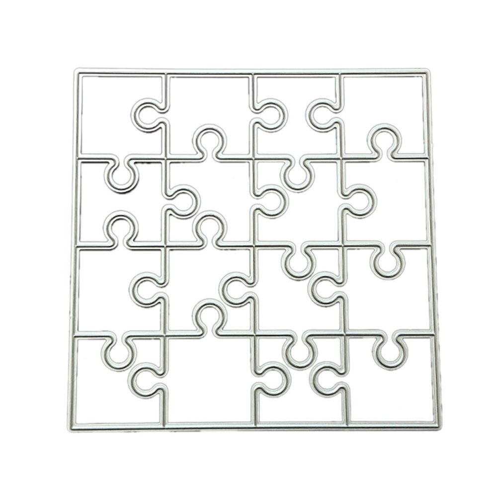 ECMQS Puzzle DIY Die-Cutting Template for Scrapbooking 3055